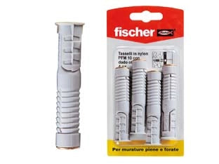 TASSELLI IN NYLON PMF RICAMBIO PER MENSOLE CSB/CPF- - PFM 8K in blister da pz.4 - 12 blister FISCHER
