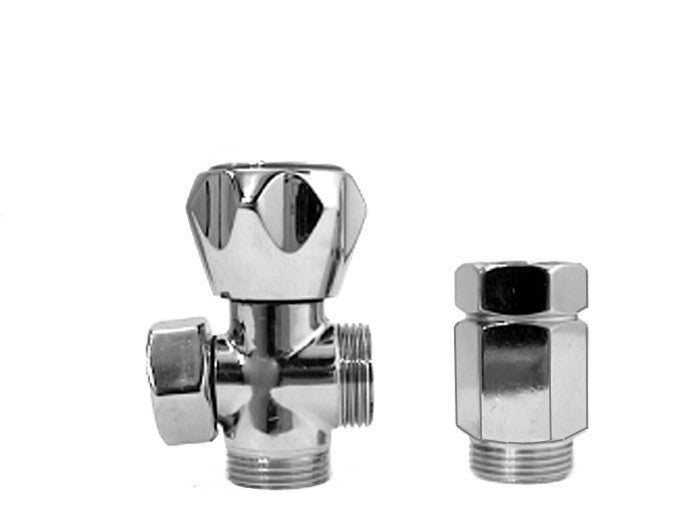 Rubinetto per retrolavello con distanziabile, da 3/4 x 3/4