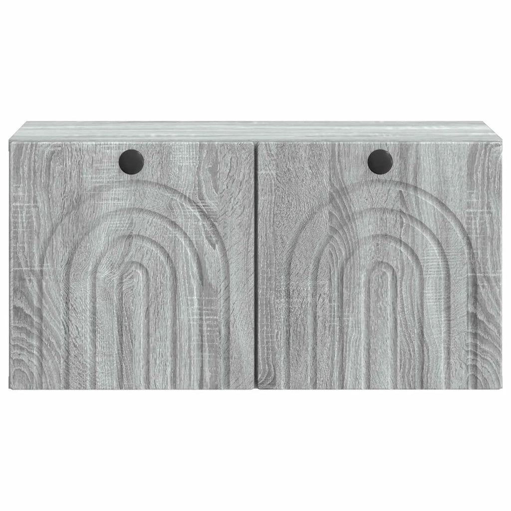 Mobile Porta TV da Muro Grigio Sonoma 59,5 x 31 x 30 cm