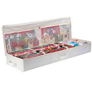 Tas di stoccaggio impermeabile - Tas per avvolgere carta di regalo - Cestelli per rotoli e nastri - Pareti divisorie regolabili - 102 x 30 x 12 cm - Progettazione flessibile - Cassa di stoccaggio