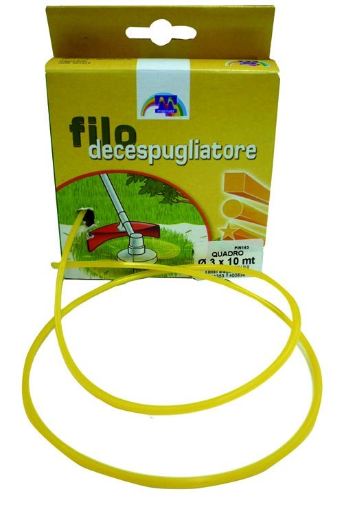 FILO NYLON QUADRO MM.3 DA 10 MT. PER DECESPUGLIATORE