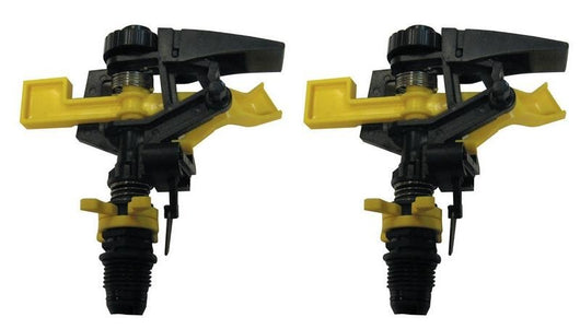 IRRIGATORE A SETTORI IN NYLON ATTACCO MASCHIO 1/2 - REGOLAZIONE DA 0 A 360 GRADI