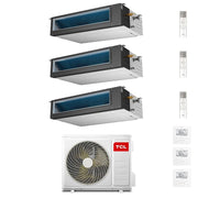 Condizionatore Canalizzabile TCL Trial Split 9+9+9 con MT2730 R-32 Wi-Fi Optional con Comandi Inclusi