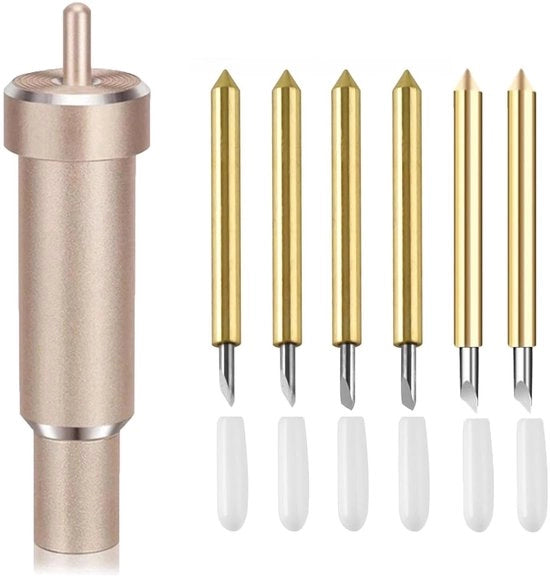 Set di taglieri premium 6 pezzi - contenitore per taglieri - taglieri affilati - compatibile con le macchine Cricut - lamiere da taglio