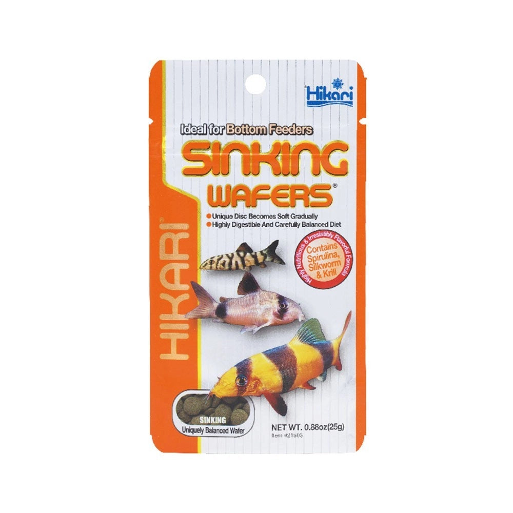 Hikari Tropical Sinking Wafers - Alimento Completo Per Pulitori da Fondo Formato: 25 gr