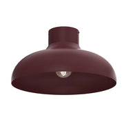 Plafoniera decorativa Basca 1xE27 bordo acciaio Luminex