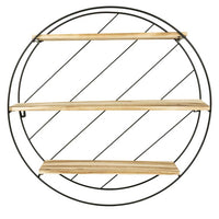 Mensola Scaffale Da Parete in Metallo Casa Cucina Salone Mensole 3 Ripiani