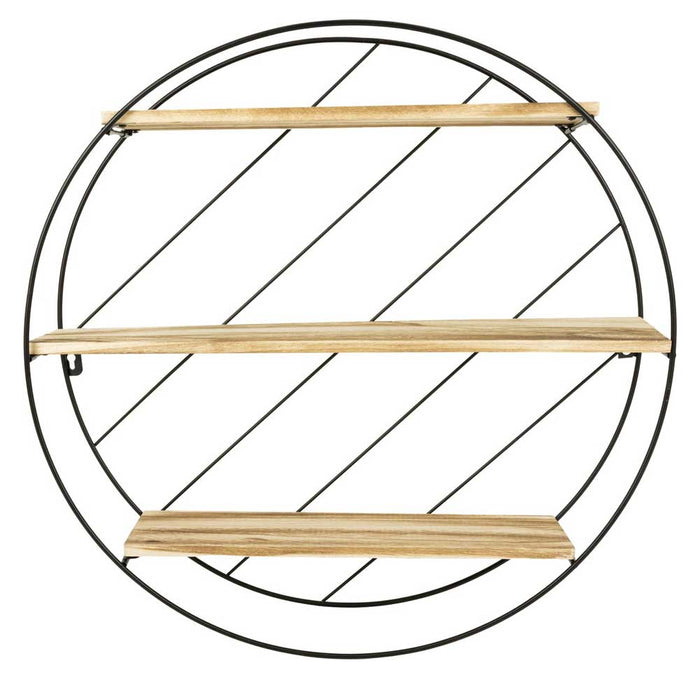 Mensola Scaffale Da Parete in Metallo Casa Cucina Salone Mensole 3 Ripiani