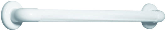 MANIGLIONE CORRIMANO RIGATO BIANCO SOSTEGNO PER VASCA/DOCCIA CM.30 -0530L30