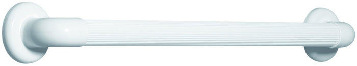 MANIGLIONE CORRIMANO RIGATO BIANCO SOSTEGNO PER VASCA/DOCCIA CM.30 -0530L30