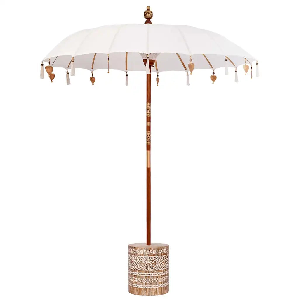 Ombrello balinese con base 260 180-190 cm