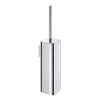 Scopino WC con ciuffo in setole da muro in ottone, acciaio inox e Cromall 3233-03 Gedy serie OUTLINE Cromato
