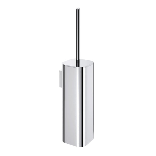 Scopino WC con ciuffo in setole da muro in ottone, acciaio inox e Cromall 3233-03 Gedy serie OUTLINE Cromato