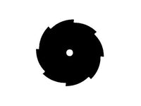 DISCO SAMURAI PER DECESPUGLIATORE 8 DENTI 25,5 cm