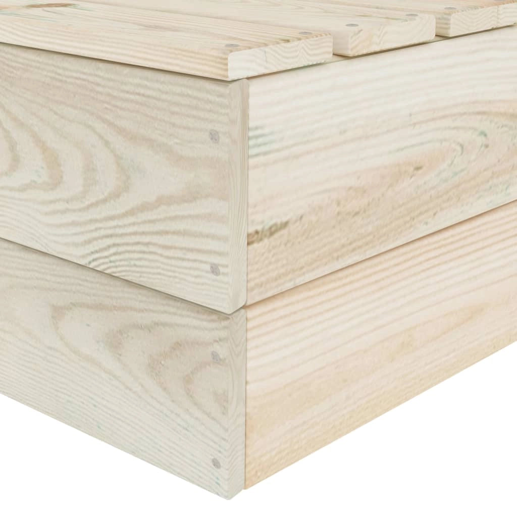 Set di mobili da giardino per esterni set di mobili in pallet da 5 pezzi legno di abete impregnato 02_0018404
