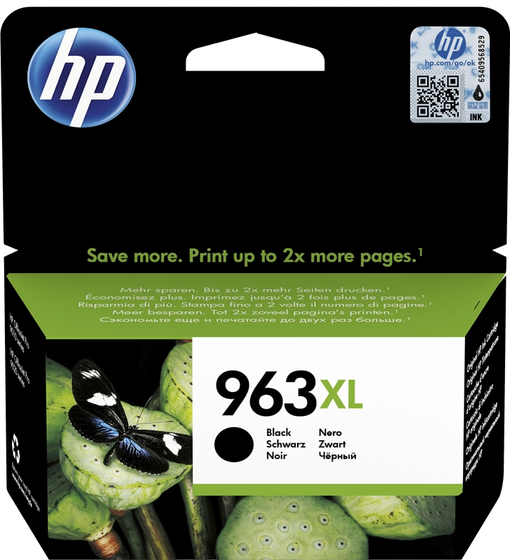 HP Cartuccia di inchiostro nero originale 963XL ad alta capacità