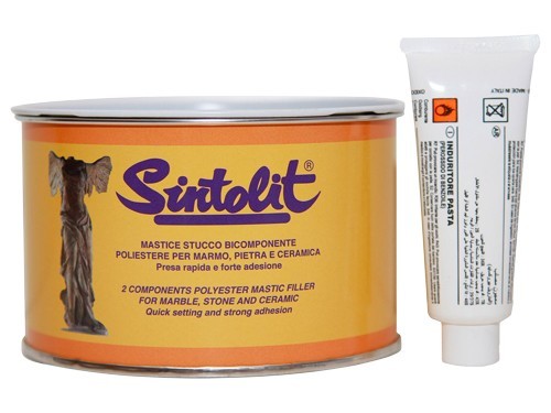 SINTOLIT STUCCO PER MARMO BICOMPONENTE VERTICALE BIANCO ML.175