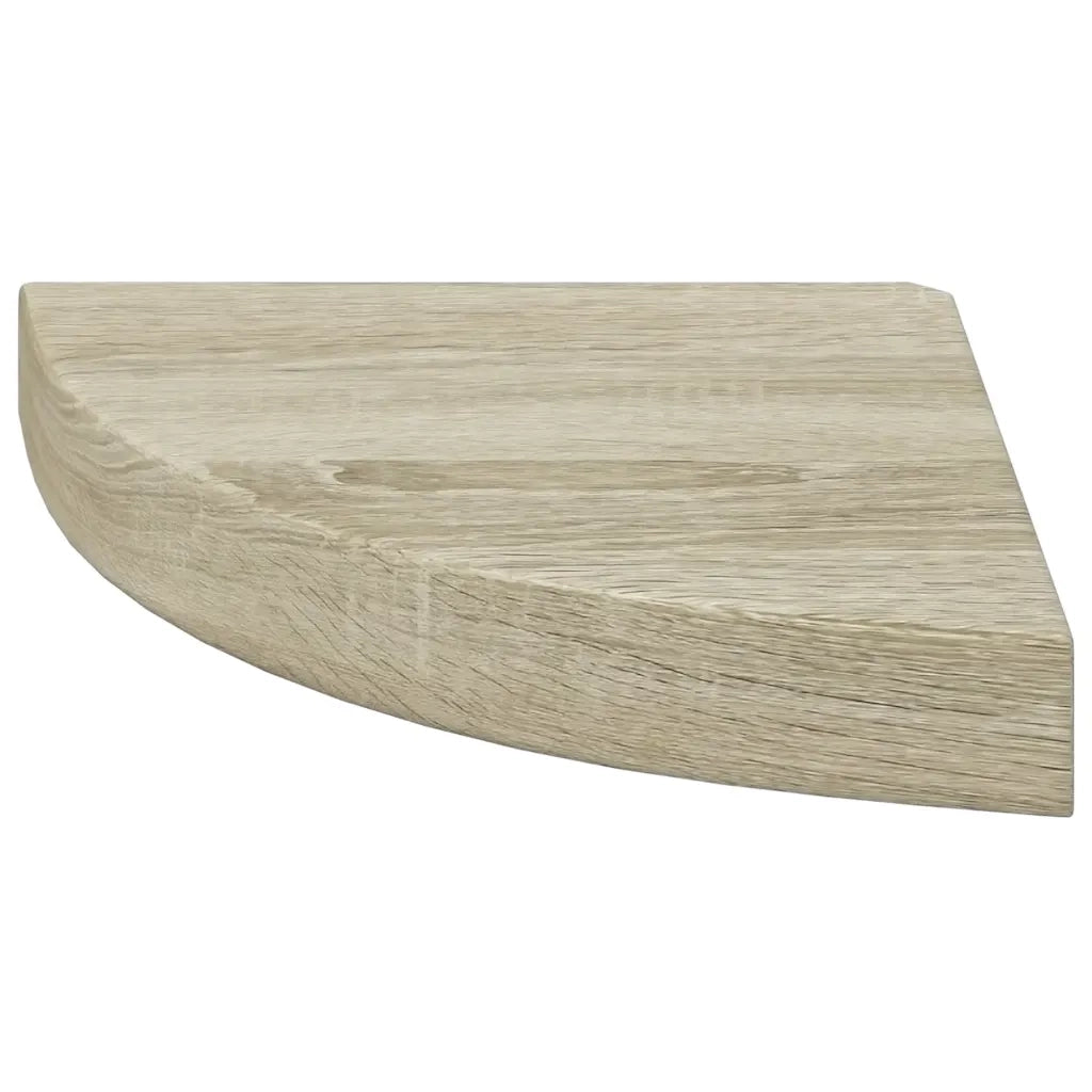 Scaffali Angolari a Parete 4 pz Rovere 25x25x3,8 cm MDF cod mxl 32780