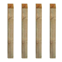 PALO QUADRO PZ.4 PER RECINZIONI/STACCIONATE CM.7X7X200H LEGNO DI PINO IMPREGNATO