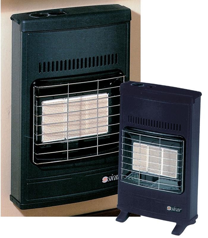 STUFA A GAS METANO SICAR ECO 42T - 4200 WATT A PARETE O A PAVIMENTO