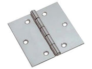 CERNIERE QUADRE ACCIAIO INOX PERNO FISSO- - mm.40x40x0,8 - 24 pezzi