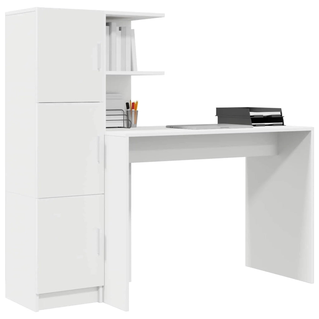 Scrivania 2 pcs Bianco 3337289