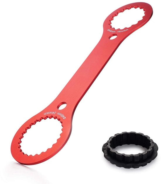 Chiave multitasking in alluminio di alta qualità - hanger per bicicletta - compatta progettazione - adatta per la riparazione - Chiave DUB/TL-FC32 - chiave per bicicletta