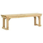 Panca da giardino mobili da esterno terrazza 140 x 38 x 45 cm legno di pino impregnato 02_0011241
