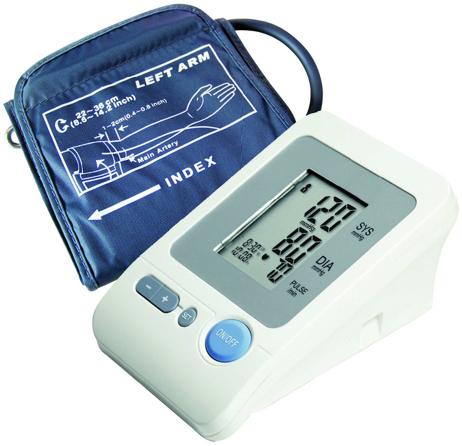 MISURATORE DI PRESSIONE DIGITALE DA BRACCIO -M250P - L110xP155xH70 CM