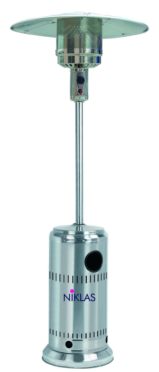 STUFA A FUNGO 13 KW TERMOPATIO GAS NIKLAS INOX