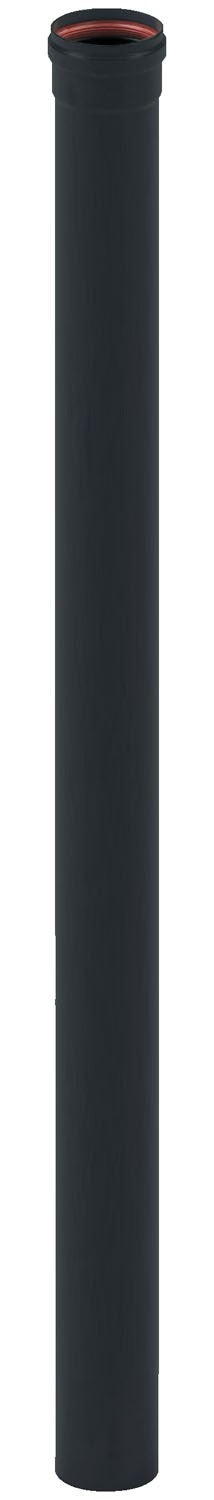 TUBO IN ACCIAIO PESANTE SMALTATO PORCELLANATO PELLET AETERNUM 8X100