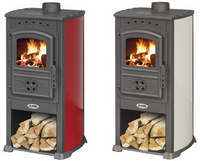 STUFA A LEGNA KORAL BEIGE 48x46xH93 cm