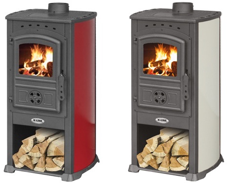 STUFA A LEGNA KORAL BEIGE 48x46xH93 cm