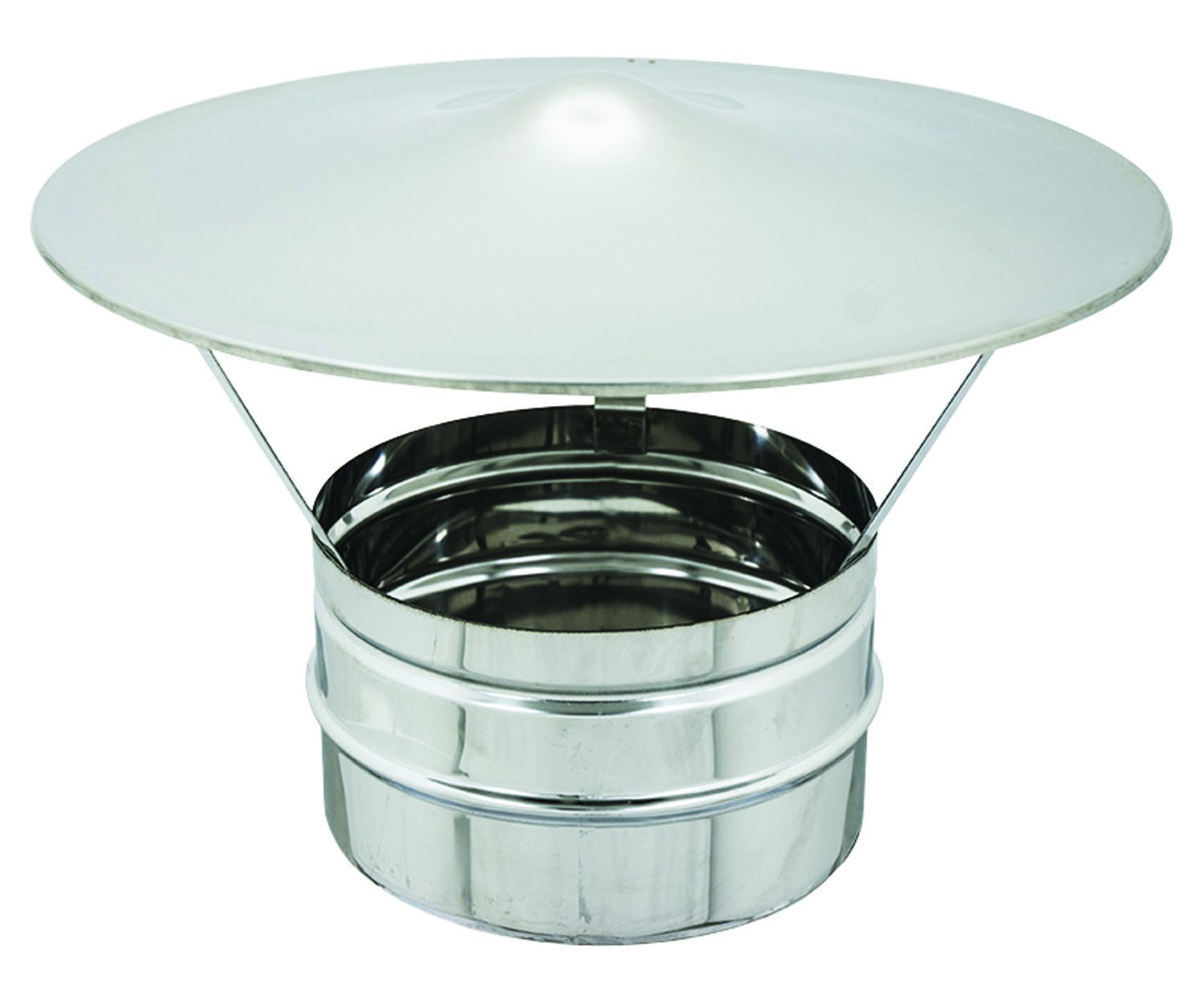 FUMAIOLO FISSO CAPPELLO CINESE INOX CM.8