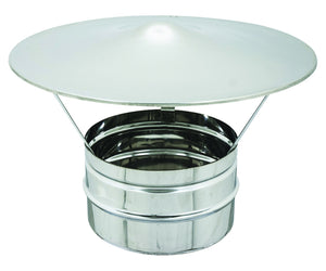 FUMAIOLO FISSO CAPPELLO CINESE INOX CM.8