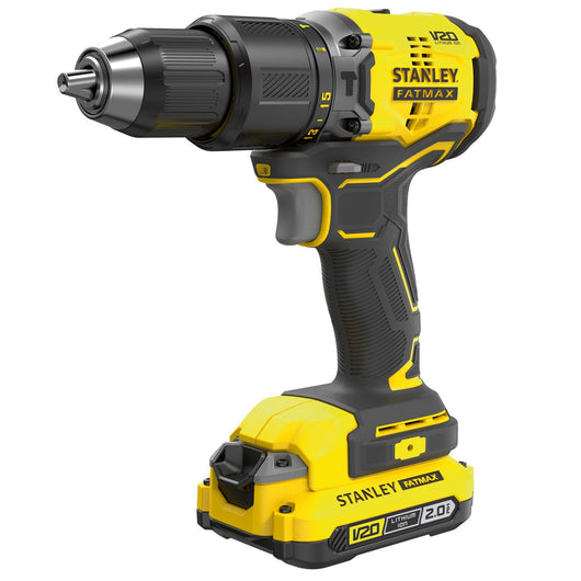 Stanley FATMAX SFMCD715B Trapano 18 V V20, Brushless, Mandrino 13 mm Solo Corpo