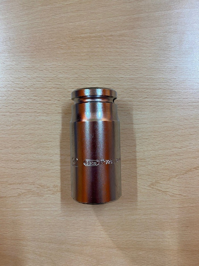 CHIAVE CHIAVI BETA 728 LS BUSSOLA PER MACCHINA CON ATTACCO QUADRO FEMMINA 3/4" DA 32mm CROMATA