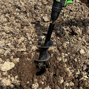 Punta Per Trivella Trapano Spirale da Giardino Diametro 8 cm Profondità di 16 cm