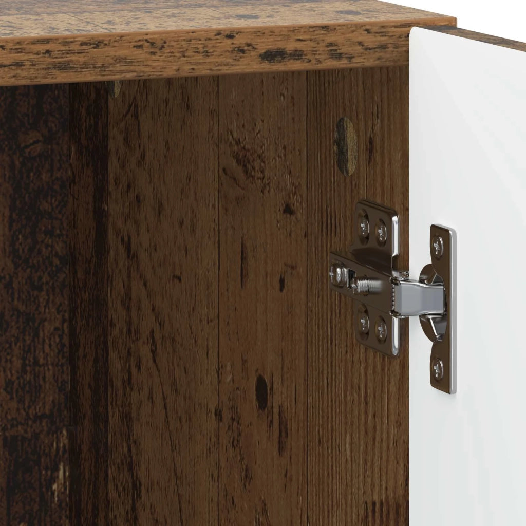 Armadio da Notte 2 pcs Legno antico 43 x 34,5 x 47 cm 895732
