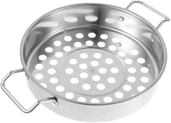 Scolapasta in acciaio inossidabile - Resistente al calore - Sicuro per l'alimentazione - Maniglia a doppia faccia - Set di filtrazione per cucina - Separazione rapida dei liquidi - Scolapasta