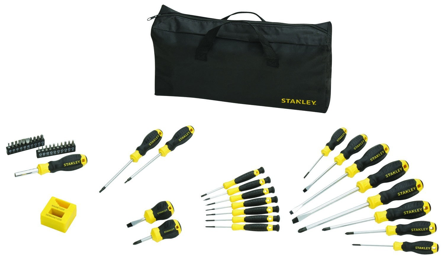 SET GIRAVITI STANLEY 42 PEZZI STHT0-62113 + BORSA IN TESSUTO