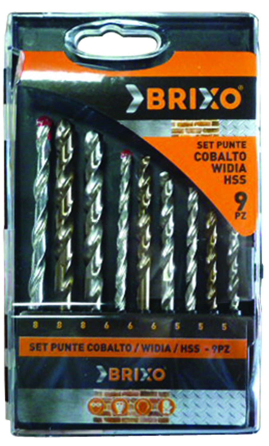 SET PUNTE BRIXO HSS-WIDIA-COBALTO PZ.9
