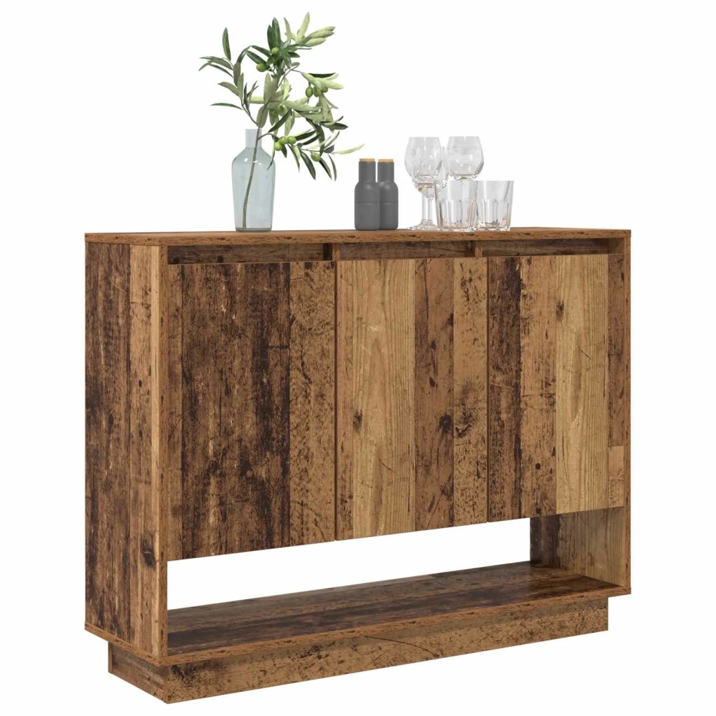 Credenza | Madia | Buffet da pranzo | Armadio da pranzo Legno vecchio 97 x 29 x 75 cm Legno multistrato
