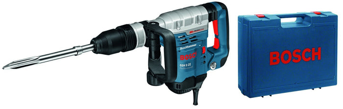 MARTELLO DEMOLITORE ATTACCO SDS-MAX BOSCH 1150W GSH 5 CE + VALIGETTA E ACCESSORI