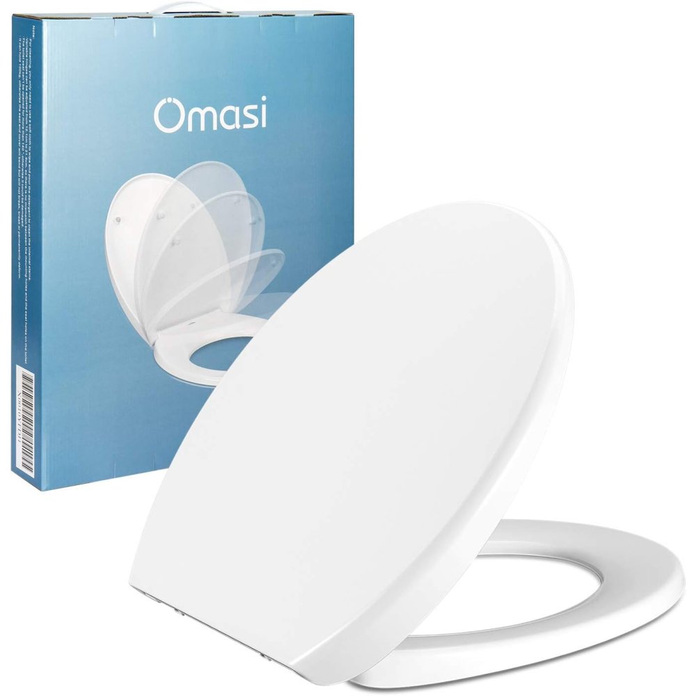 Omasi sedile wc copriwater universale con chiusura ammortizzata