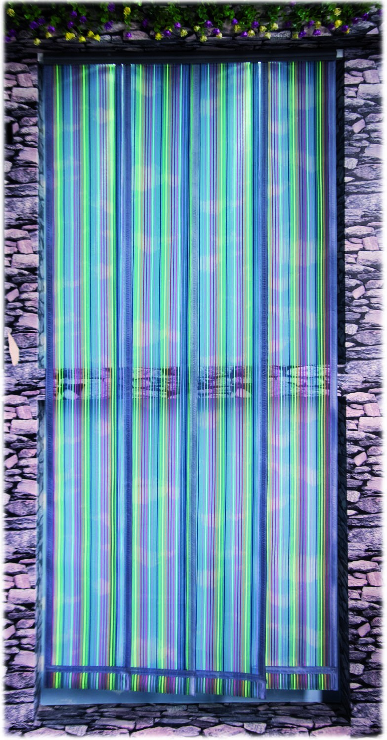 ZANZARIERA STOP INSETTI 4 TELI IN POLIESTERE MULTICOLOR CM100X220