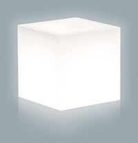 VASO HOME LIGHT CUBO CM. 40X40X40H BIANCO