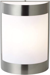 APPLIQUE MODELLO 1130-1 COLORE ACCIAIO cm 9,5x16,1x26h