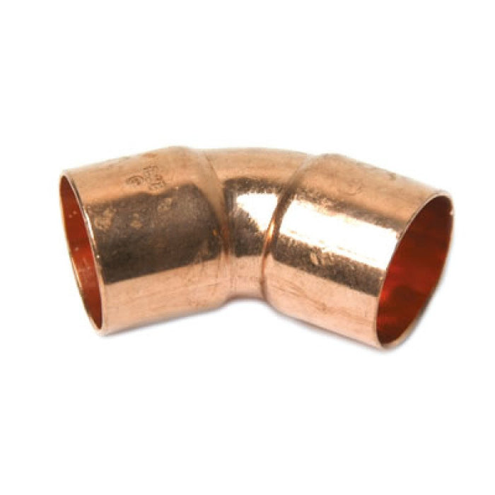 Curva 45 in rame a saldare f/f d .12 b08m3t563t