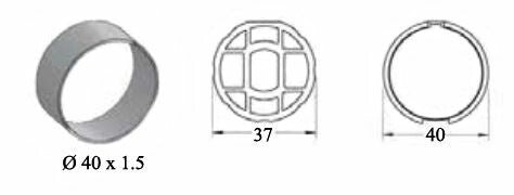 Adattatori per motore - rullo da 40mm per tende da sole